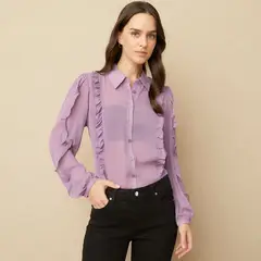 UNIVERSITY CLUB - Blusa Mujer Boleros Manga larga