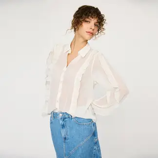UNIVERSITY CLUB - Blusa Mujer Boleros Manga larga