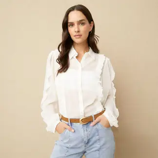UNIVERSITY CLUB - Blusa Mujer Boleros Manga larga