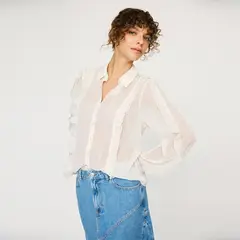 UNIVERSITY CLUB - Blusa Mujer Boleros Manga larga
