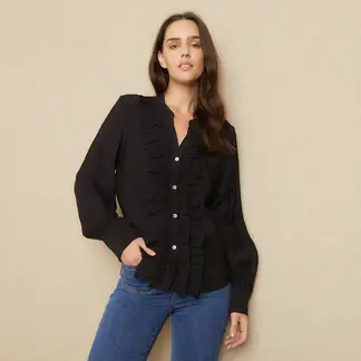 UNIVERSITY CLUB - Blusa Mujer Manga larga globo