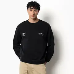 DENIMLAB - Buzo Hombre con Logo de Algodón