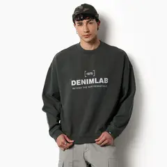 DENIMLAB - Buzo Hombre con Logo de Algodón