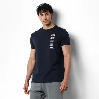 ECKO - Camiseta Hombre Manga corta con Logo de Algodón