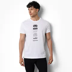 ECKO - Camiseta Hombre Manga corta con Logo de Algodón