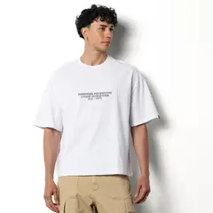 DENIMLAB - Camiseta Hombre Manga corta con Logo de Algodón