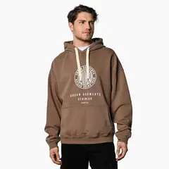 DENIMLAB - Hoodie Hombre con Estampado de Algodón