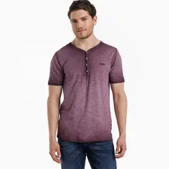 MOSSIMO - Camiseta Hombre Manga corta con Logo de Algodón