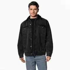 DENIMLAB - Chaqueta de jean Hombre de Algodón