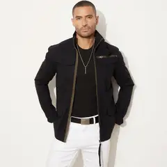 MOSSIMO - Chaqueta Hombre de Algodón