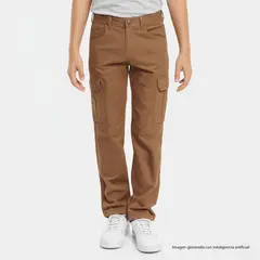 FEDERATION - Pantalón para Niño Cargo de Algodón