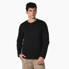 DENIMLAB - Camiseta Hombre Manga larga de Algodón