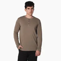 DENIMLAB - Camiseta Hombre Manga larga de Algodón