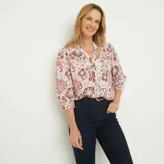 NEWPORT - Blusa Mujer Manga 3/4