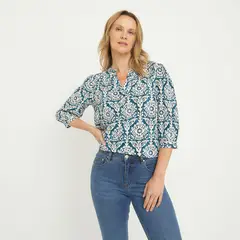 NEWPORT - Blusa Mujer Manga 3/4