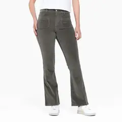 UNIVERSITY CLUB - Pantalón Flare Mujer Tiro medio