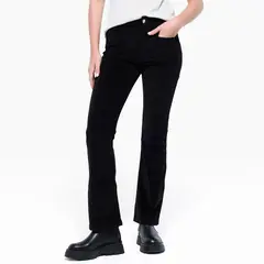 UNIVERSITY CLUB - Pantalón Flare Mujer Tiro medio