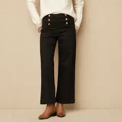 UNIVERSITY CLUB - Jean Wide leg Mujer Tiro medio UCLUB