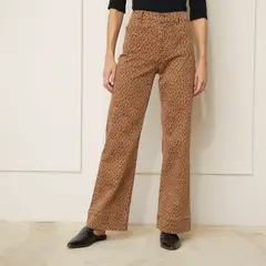 BASEMENT - Jean Wide leg Mujer Tiro alto