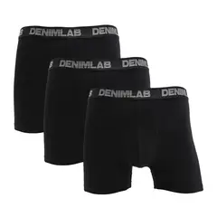 DENIMLAB - Boxer Hombre Pack de 3 de Algodón