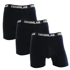 DENIMLAB - Boxer Hombre Pack de 3 de Algodón