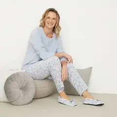 SOUTHLAND - Pijama completa con pantalón Mujer Largo Manga larga