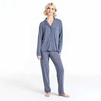 BLU - Pijama completa con pantalón Mujer Largo Manga larga