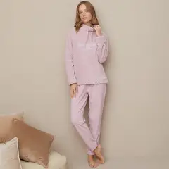 BLU - Pijama completa con pantalón Mujer Largo Manga larga