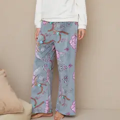 BLU - Pantalón de pijama Mujer Largo