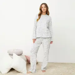 SYBILLA - Pijama completa con pantalón Mujer Largo Manga larga