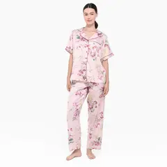 BLU - Pijama completa con pantalón Mujer Largo Manga corta
