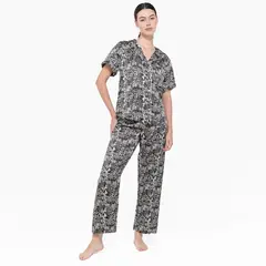 BLU - Pijama completa con pantalón Mujer Largo Manga corta