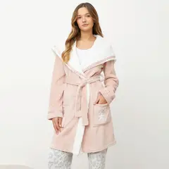 SYBILLA - Bata para dormir Mujer Largo Manga larga