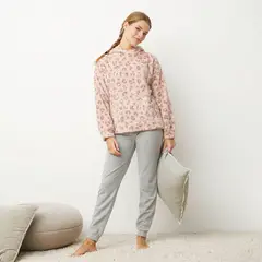 SYBILLA - Pijama completa con pantalón Mujer Largo Manga larga