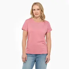 NEWPORT - Camiseta Mujer con Estampado Manga corta de Algodón