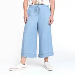 SOUTHLAND - Pantalón Culotte Mujer Tiro medio