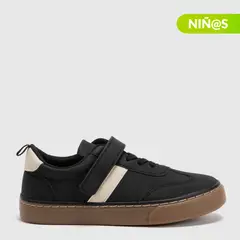YAMP - Tenis moda Sp Skate K Niño con Velcro color Negro