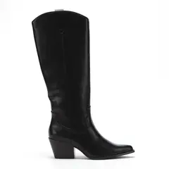 BASEMENT - Botas para Mujer con tacón Cónico Texazhibo color Negro