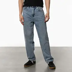 DENIMLAB - Jean 5 Bolsillos Hombre Baggy de Algodón