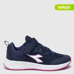 DIADORA - Tenis moda Solton K Niña con Velcro