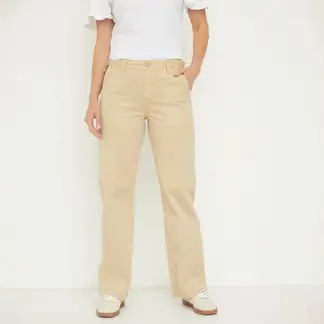 NEWPORT - Pantalón Cargo Mujer Tiro medio