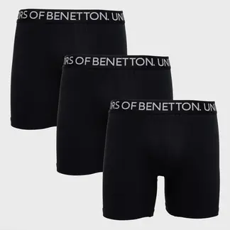 BENETTON - Boxer Hombre Pack de 3 de Algodón
