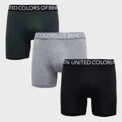 BENETTON - Boxer Hombre Pack de 3 de Bambú