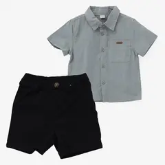 YAMP - Sets Camisa manga corta + Pantalón para Bebé niño en Algodón