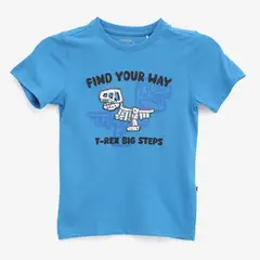 YAMP - Camiseta para Niño con Estampado Manga corta de Algodón