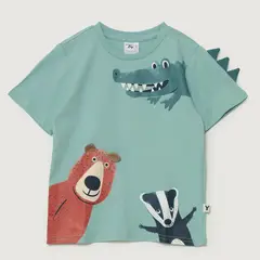 YAMP - Camiseta para Niño con Estampado Manga corta