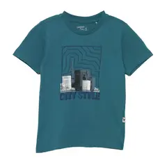 YAMP - Camiseta para Niño con Estampado Manga corta de Algodón