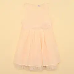 YAMP - Vestido para Niña con Flores de Algodón