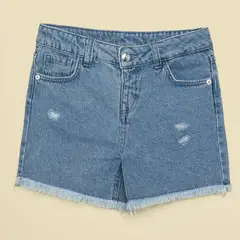 YAMP - Short para Niña Roturas de Algodón