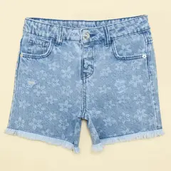 YAMP - Short para Niña Roturas de Algodón